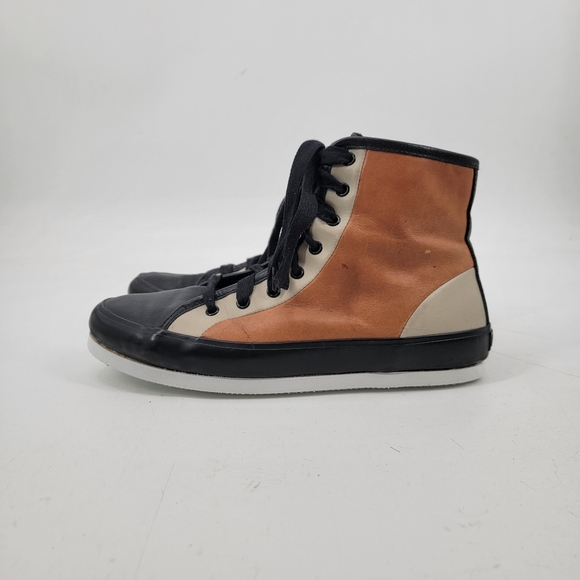 Camper Portol Boot Sneaker Hybrid EU 40 US 9 Tan Black Leather Neutral Shoes - Picture 12 of 16